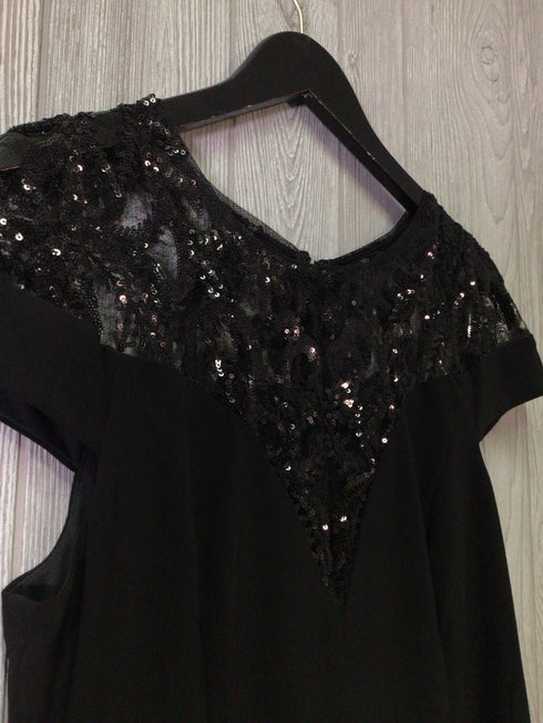 Adrianna Papell Jumpsuit Sequined Size 12